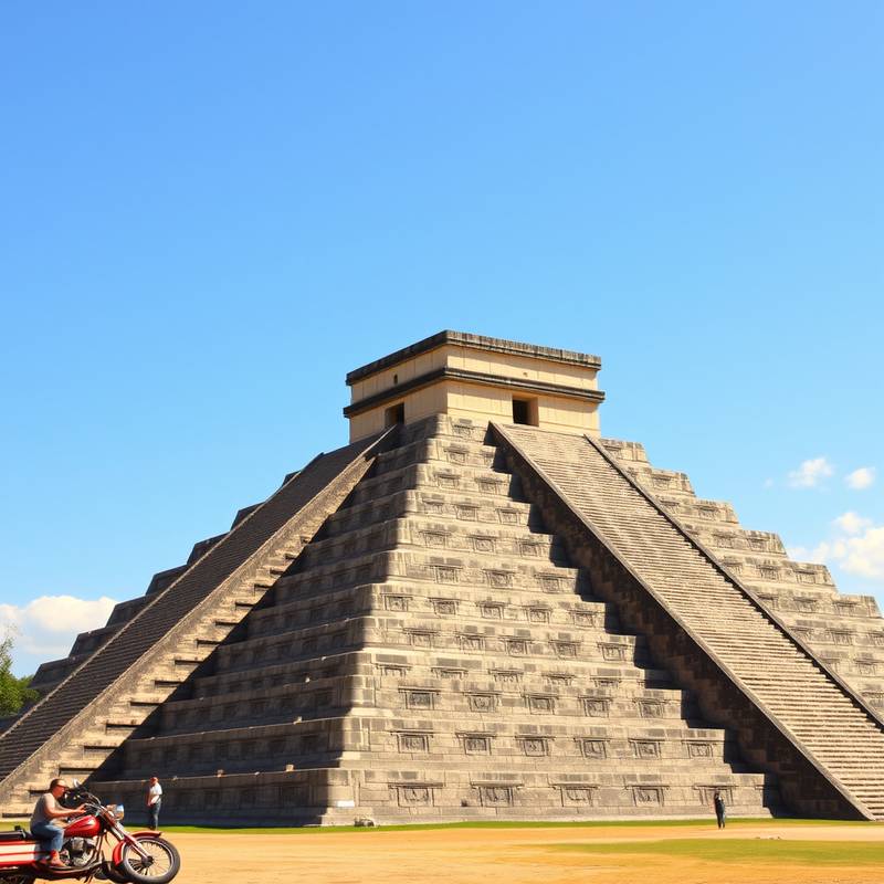 Imagen de las pirámides de Teotihuacán en Ciudad de México, México