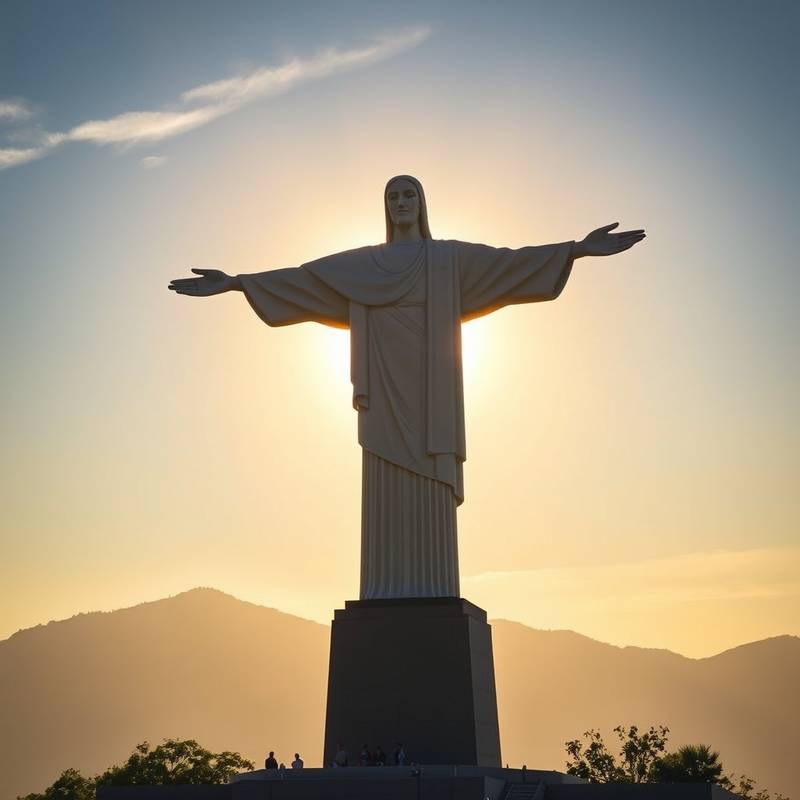 Imagen del Cristo Redentor en Río de Janeiro, Brasil