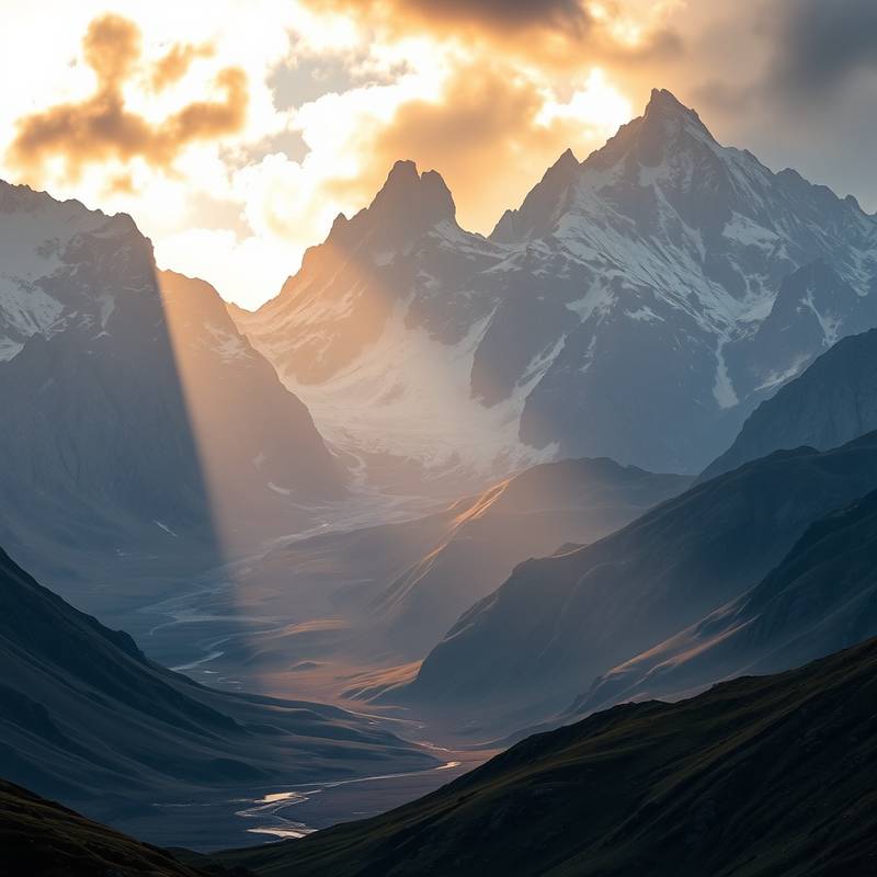 Imagen del paisaje montañoso de la Patagonia Argentina
