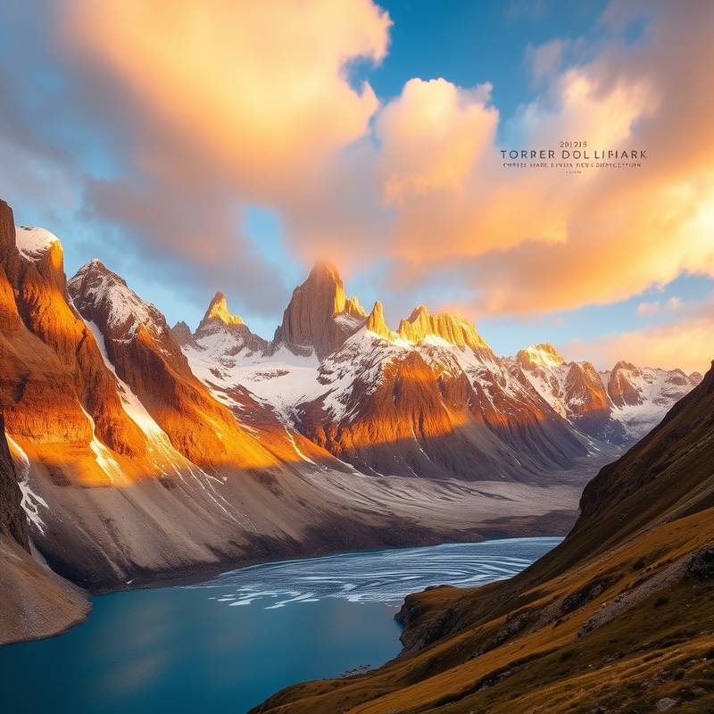 Imagen del Parque Nacional Torres del Paine, Patagonia Chilena